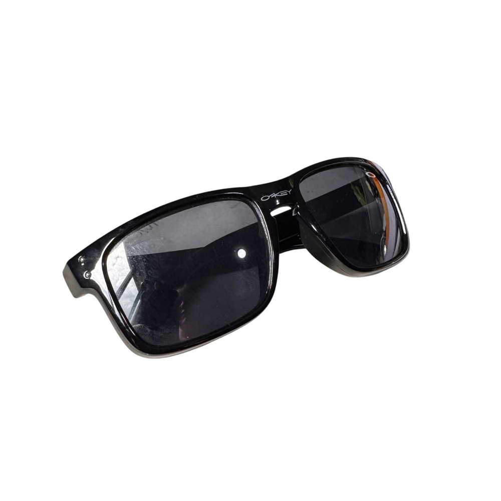 Oakley Holbrook Sunglasses Matte Black Square Frame Grey Lens OO9102 Mens Womens